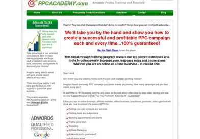 Pay-per-click Academy – Training,tools Plus Support!