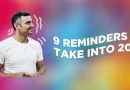 9 Reminders to take into 2022