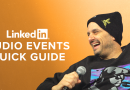 LinkedIn Audio Events Quick Guide