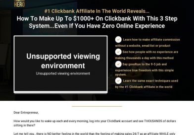 Unauthorized Affiliate – error page