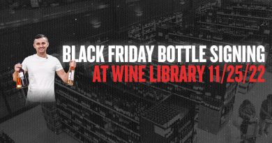 Black Friday Bottle Signing at Wine Library! 11/25/22